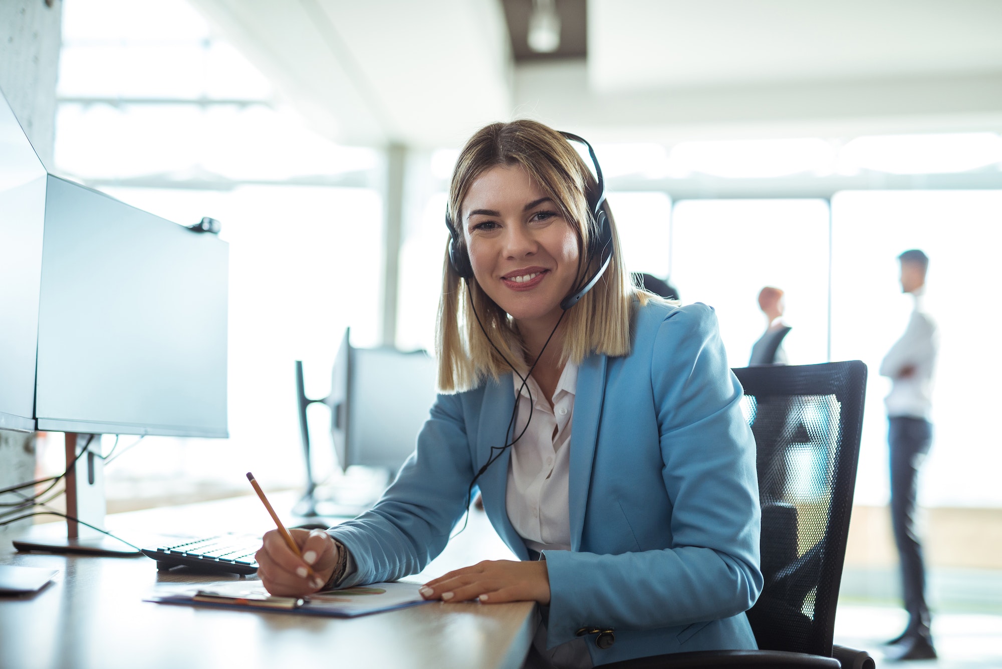 Working in a call centre